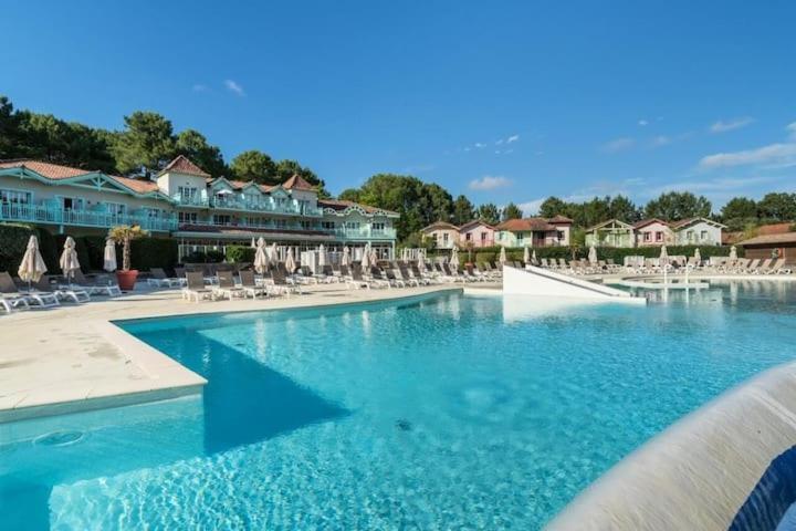 Maison Sur Golf Avec Piscine Chauffee A Lacanau Ocean Dış mekan fotoğraf
