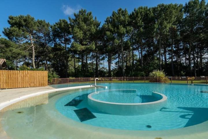 Maison Sur Golf Avec Piscine Chauffee A Lacanau Ocean Dış mekan fotoğraf
