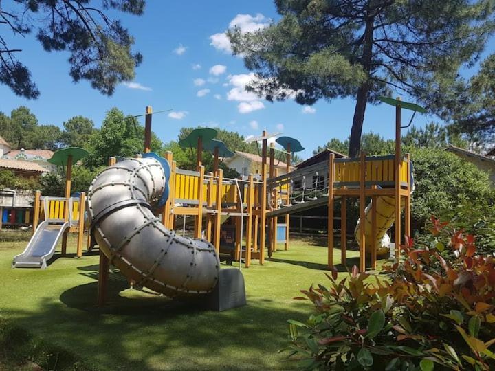 Maison Sur Golf Avec Piscine Chauffee A Lacanau Ocean Dış mekan fotoğraf