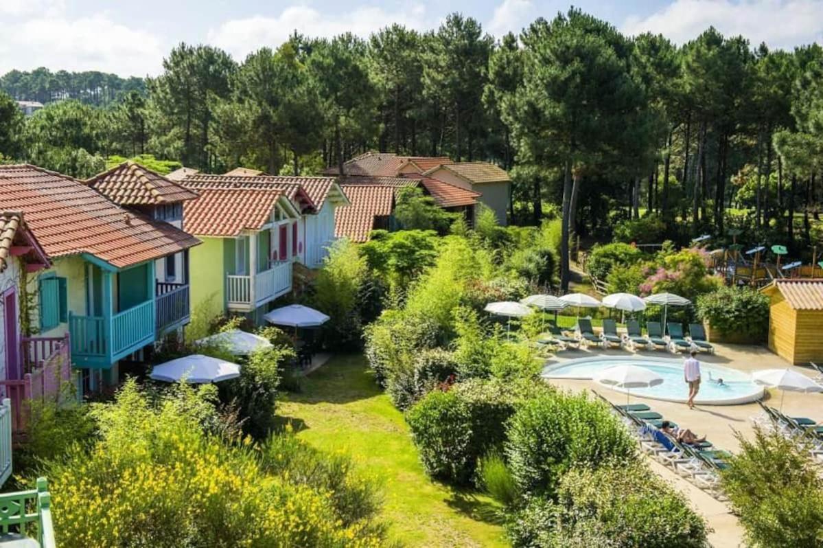 Maison Sur Golf Avec Piscine Chauffee A Lacanau Ocean Dış mekan fotoğraf